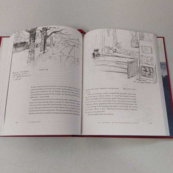 Robert Bateman signed hardcover book - Life Sketches A Memoir - Picture 6 of 7